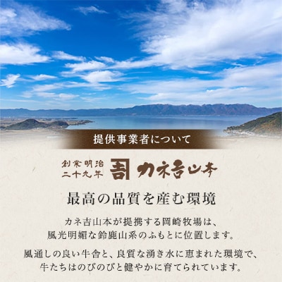 【カネ吉山本】特選国産和牛 和風ローストビーフ 2本入 手作り和風ポン酢付き【約440g】