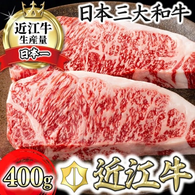 【CP対象】カネ吉山本の近江牛[吟] ステーキ用 サーロイン(400g[約 200g×2枚])