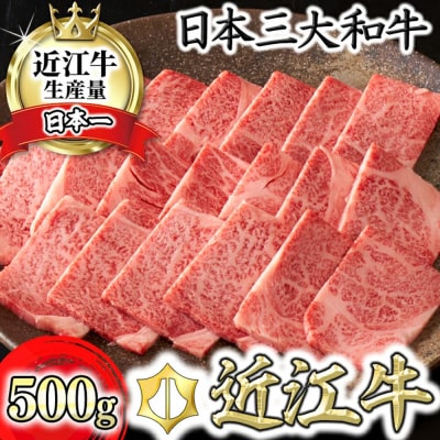 【カネ吉山本】近江牛[選] 焼肉用 リブロース【500g】