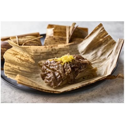 近江牛すき焼きおこわ 竹皮包み