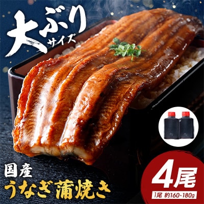 【一度食べたらやみつき!リピート多数】うなぎ蒲焼4尾