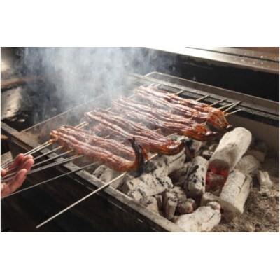 国産うなぎ　備長炭地焼き蒲焼き180g以上×3尾(タレ付き)