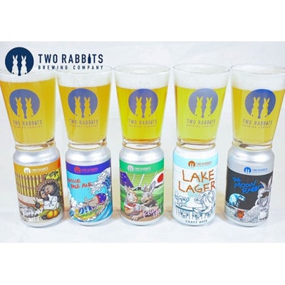 TWO RABBITS BREWING クラフトビール<飲み比べ5種×6本セット>