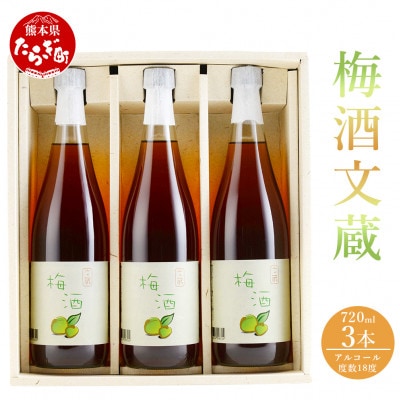 梅酒文蔵 720m×3本 計2.16L