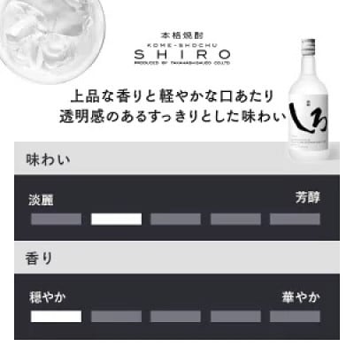 本格米焼酎「白岳しろ」720ml 3本セット