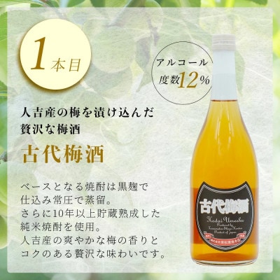 たらぎ梅酒セット 古代梅酒720ml 梅酒文蔵720ml