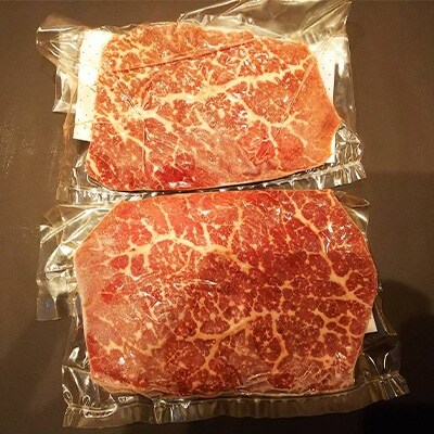【多良木町】くまもとあか牛　モモステーキ　400g