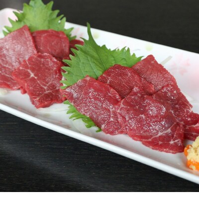【毎月定期便】国産 上赤身馬刺し 400g(多良木町)全3回
