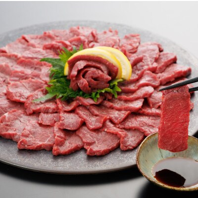 【熊本と畜】桜屋 上赤身馬刺し 500g【専用醤油付き150ml】(多良木町)