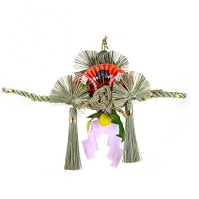 【手造り】福を呼ぶしめ縄飾り(正月用玄関飾り)