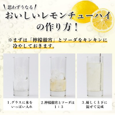 チューハイ の素!! 檸檬徹宵 500ml × 1本 25度