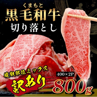 【訳あり】くまもと黒毛和牛 切り落とし800g(多良木町)