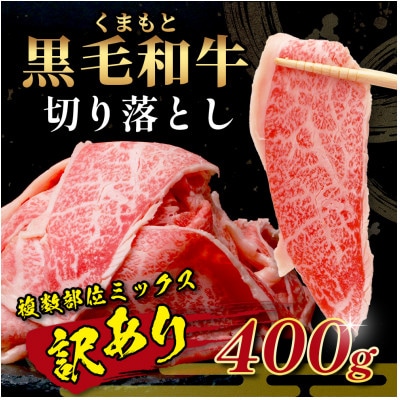 【訳あり】くまもと黒毛和牛 切り落とし400g(多良木町)