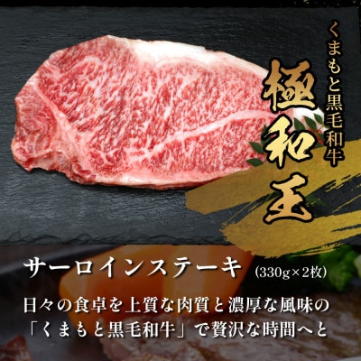 【極和王】くまもと黒毛和牛 サーロインステーキ 330g×2枚(多良木町)