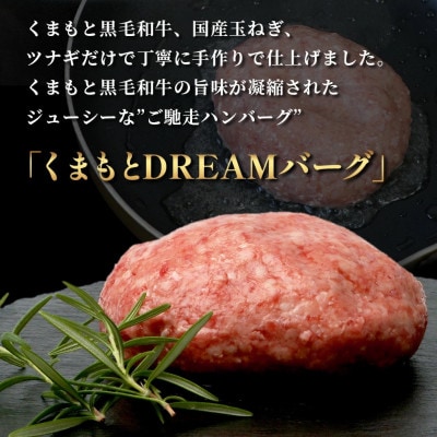 【先行受付】期間限定増量!くまもと黒毛和牛切り落とし1kg+DREAMバーグ3個(多良木町)