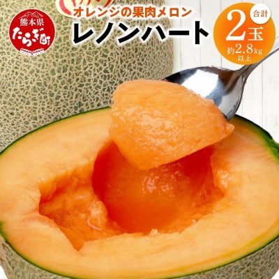 【先行予約】「レノンハートメロン」2玉 (多良木町)