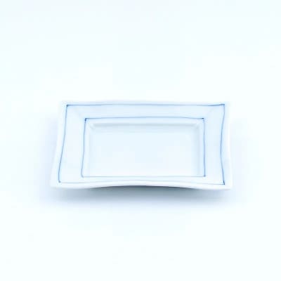 呉須線 長角銘々皿 5点セット　41APCD009