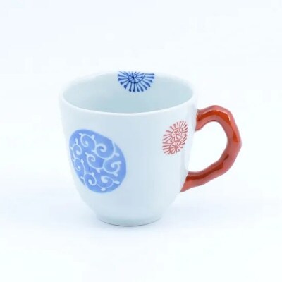 丸紋唐草 マグカップペア　41APCD010