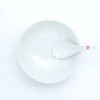 究極のラーメン鉢レンゲセット 朱芽吹き　41APCD017