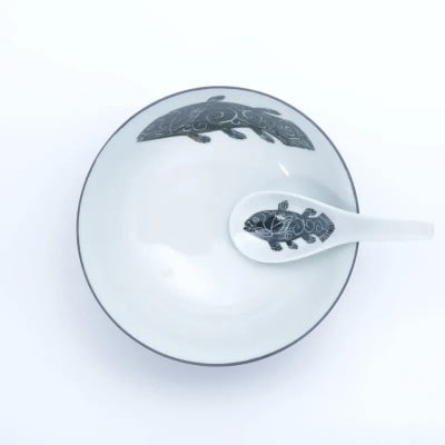 究極のラーメン鉢レンゲセット シーラカンス　41APCD019