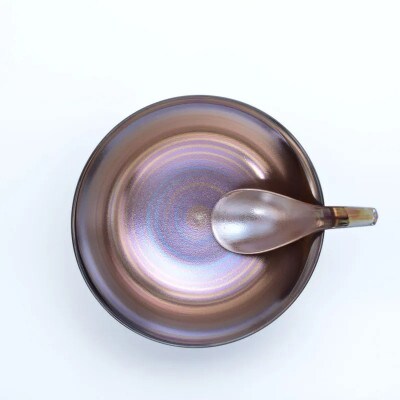 究極のラーメン鉢レンゲセット 朱塗南蛮パール 41APCD024