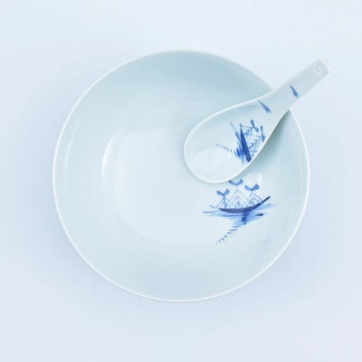 究極のラーメン鉢レンゲセット 異人絵 41APCD026