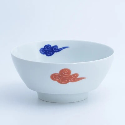 究極のラーメン鉢レンゲセット 古染赤雲 41APCD039