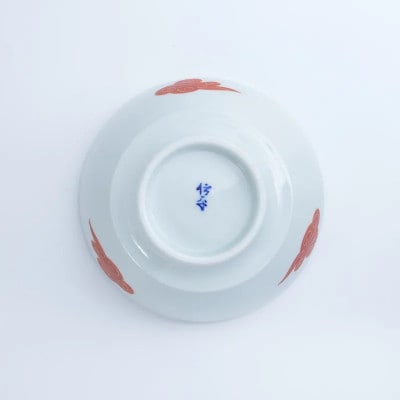 究極のラーメン鉢レンゲセット 古染赤雲 41APCD039