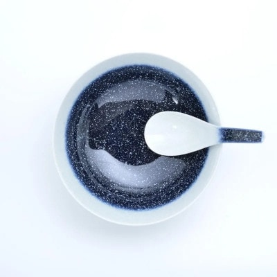 究極のラーメン鉢レンゲセット スノーブルー 41APCD041