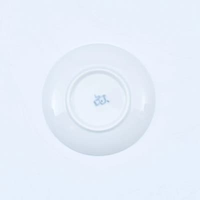 染付七宝紋 豆皿(丸三寸)41APCD046