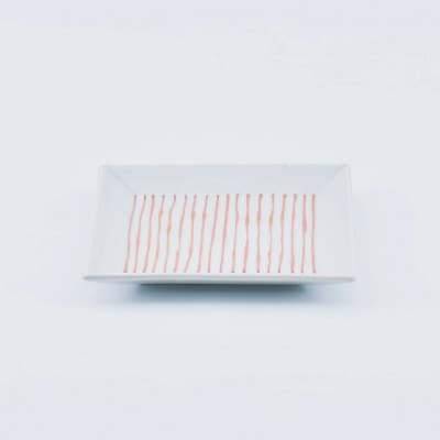 【有田焼】連子正角皿4点セット 41APCD061