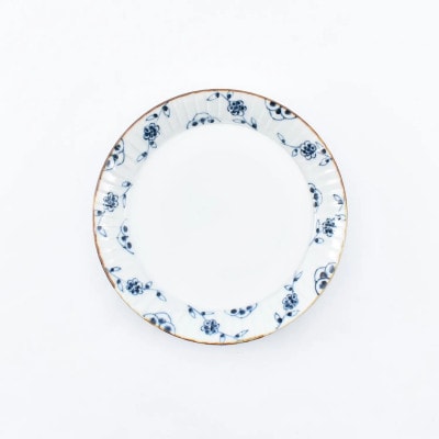 つる花唐草　渕彫皿大小2枚セット　41APCD082