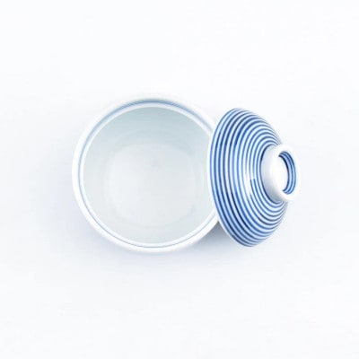 ミニ小蓋物2個 青赤セット　41APCD084