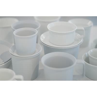TY Square Plate White & Mug Set(A3202-G13)