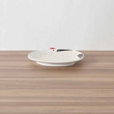 【有田焼】招福銘々皿2点セット(鶴)[41APAD011]