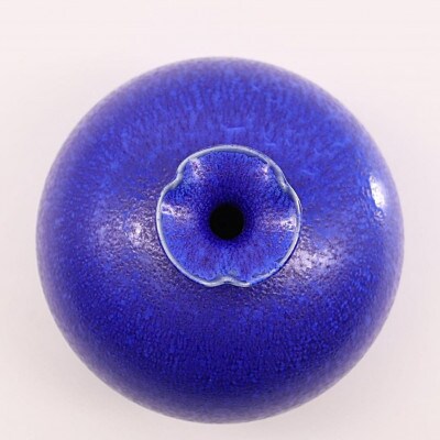 【有田焼】【真右エ門窯】 瑠璃水滴花瓶(木箱・木札付) [41APAD015]