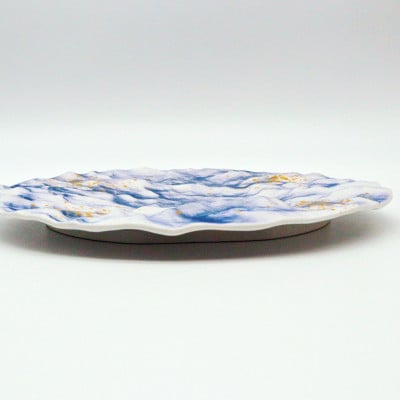 【有田焼】プレート 昼の海 [41APAD038]