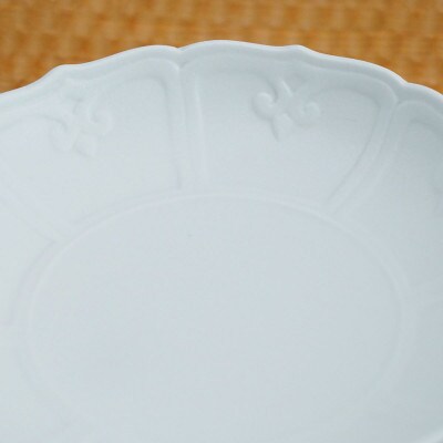 【有田焼】白マット輪花桔梗渕浅小鉢2個セット [41APAD009]