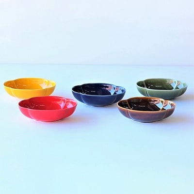 木甲小鉢　5色セット(A1102-A13)