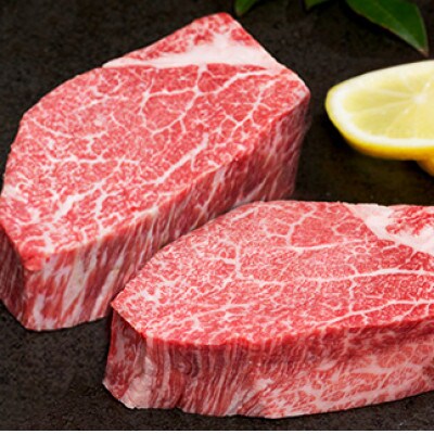 【年末特別企画】【数量限定】厳選!!佐賀県産黒毛和牛ヒレステーキ400g(2枚)