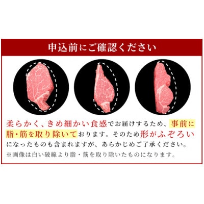 佐賀牛ヒレステーキ(280g[2枚合計])(佐賀県)