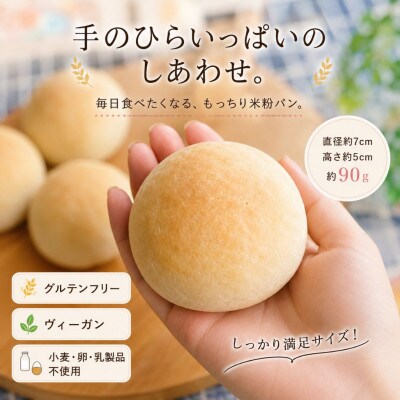 グルテンフリーヴィーガン 米粉まるパン 10個セット A0192-0013(佐賀県)