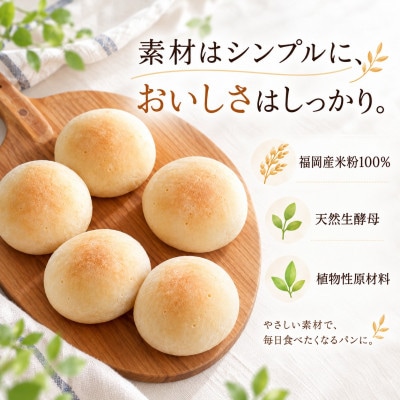 グルテンフリーヴィーガン 米粉まるパン 10個セット A0192-0013(佐賀県)