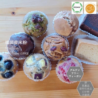 【セット】グルテンフリー、ヴィーガンスイーツ9点セット(佐賀県)(NEW07)