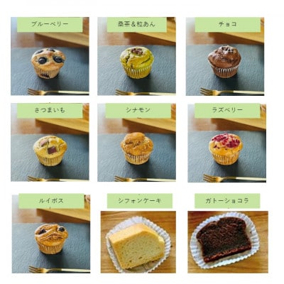 【セット】グルテンフリー、ヴィーガンスイーツ9点セット(佐賀県)(NEW07)