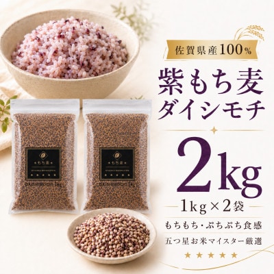 ダイシモチ2kg『もち麦』(1kg×2袋)(佐賀県)