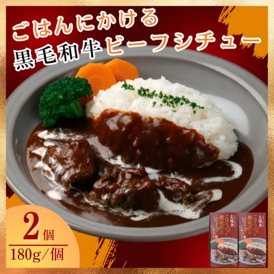 ごはんにかける黒毛和牛ビーフシチュー180g×2個セット(佐賀県)[A0161-0005]