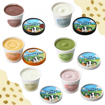 【松本牧場】本格ジェラートミリーズ 6個(佐賀県)