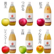 無添加 りんごジュース6本入(6種飲み比べ)