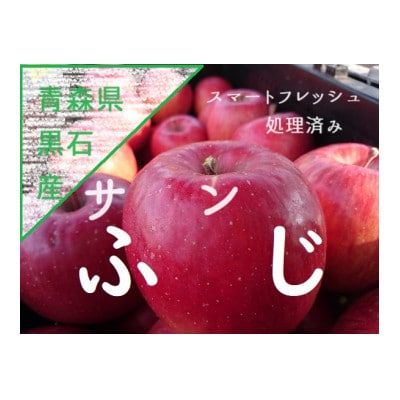 サンふじ　3K箱(約3kg)【美味しさ長持ち!スマートフレッシュ処理】